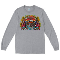 Heather Grey mexican rainbow Long Sleeve Tee - RacoonDesign