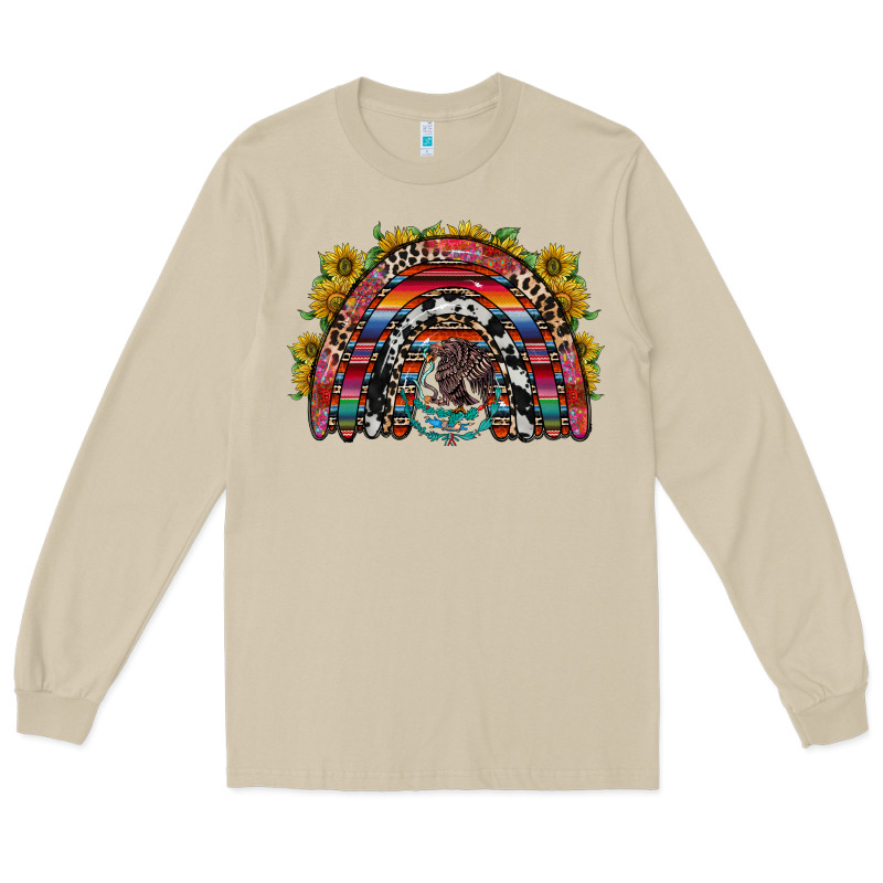 Mexican Rainbow Long Sleeve Tee by RacoonDesign | Teevron