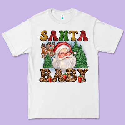 Santa Baby Premium Tee Designed By Fadigitalartstudio
