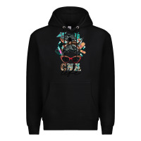 Black nurse cna life messy bun Premium Hoodie - BarkalooDesign