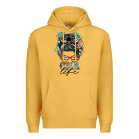 Mustard nurse cna life messy bun Premium Hoodie - BarkalooDesign