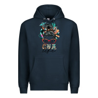 Navy nurse cna life messy bun Premium Hoodie - BarkalooDesign