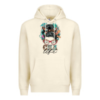 Sandshell nurse cna life messy bun Premium Hoodie - BarkalooDesign