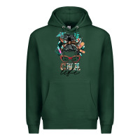 Sports Green nurse cna life messy bun Premium Hoodie - BarkalooDesign