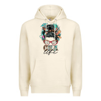 Tofu nurse cna life messy bun Premium Hoodie - BarkalooDesign