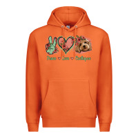 Carrot Peace Love Cockapoo Premium Hoodie - Jasminsmagicworld