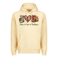 Pina Colada Peace Love Cockapoo Premium Hoodie - Jasminsmagicworld