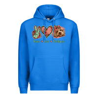 True Royal Peace Love Cockapoo Premium Hoodie - Jasminsmagicworld