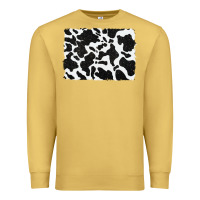 Antique Gold distressed black glitter cowhide pattern Premium Sweatshirt - RanaPortraitStore