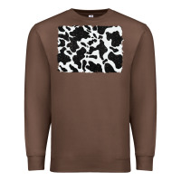 Chestnut distressed black glitter cowhide pattern Premium Sweatshirt - RanaPortraitStore