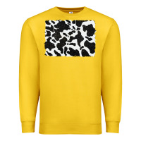 Lemon distressed black glitter cowhide pattern Premium Sweatshirt - RanaPortraitStore