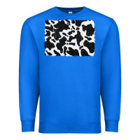 True Royal distressed black glitter cowhide pattern Premium Sweatshirt - RanaPortraitStore