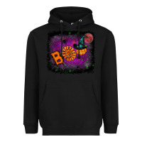 Black boo gemstone halloween pumpkin Heavyweight Hoodie - RanaPortraitStore