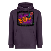 Plum boo gemstone halloween pumpkin Heavyweight Hoodie - RanaPortraitStore
