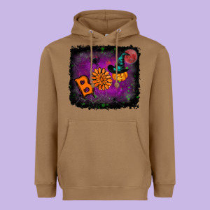 Boo Gemstone Halloween Pumpkin Heavyweight Hoodie Designed By Ranaportraitstore