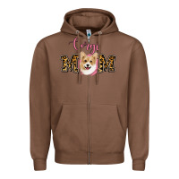 Chestnut Corgi Mom Zipper Hoodie - Jasminsmagicworld