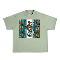 Oil Green easter Urban Heavy Tee - CowhideDigitalArt