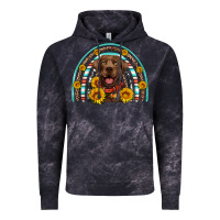 Cloud Black chocolate labrador rainbow Vintage Hoodie - Artiststas