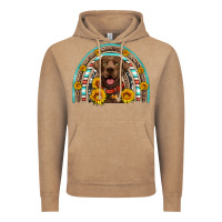 Vintage Coffee chocolate labrador rainbow Vintage Hoodie - Artiststas