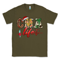 Army Green christmas certified medical assistant life Classic Tee - BarkalooDesign
