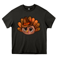 Asphalt turkey and leopard pattern and thanksgiving hat bbs Heavy Core Tee - BundleAndBundleShop
