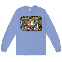 Colony Blue mini western Long Sleeve Tee - RacoonDesign
