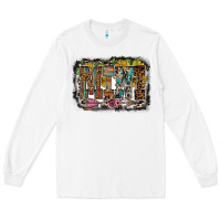 White mini western Long Sleeve Tee - RacoonDesign