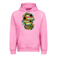 Fuchsia Pink Coahuila State Of Mexico Map Urban Hoodie - RanaPortraitStore