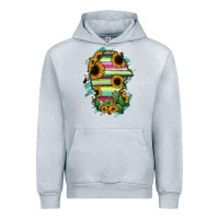 Heather Grey Coahuila State Of Mexico Map Urban Hoodie - RanaPortraitStore