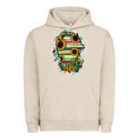 Pigment French Oak Coahuila State Of Mexico Map Urban Hoodie - RanaPortraitStore