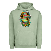 Pigment Oil Green Coahuila State Of Mexico Map Urban Hoodie - RanaPortraitStore