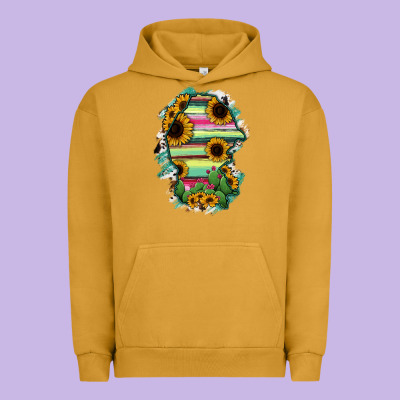 Coahuila State Of Mexico Map Urban Hoodie Designed By Ranaportraitstore