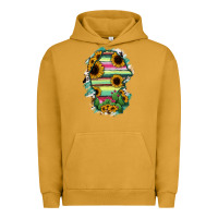 Pigment Peanut Butter Coahuila State Of Mexico Map Urban Hoodie - RanaPortraitStore