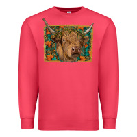 Cardinal highland cow fall Premium Sweatshirt - RanaPortraitStore