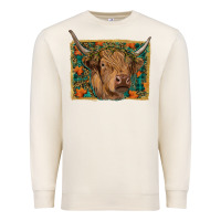 Sandshell highland cow fall Premium Sweatshirt - RanaPortraitStore