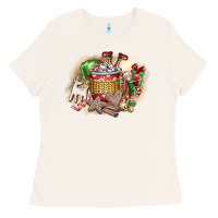 Bone Christmas Elf Ladies Tee - CowhideDigitalArt