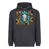 Smoke leopard sunflowers and gemstone skull Heavyweight Hoodie - RanaPortraitStore