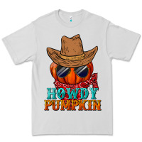 Dove Grey howdy pumpkin Premium Tee - BundleAndBundleShop
