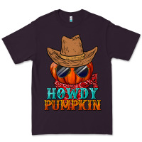 Plum howdy pumpkin Premium Tee - BundleAndBundleShop