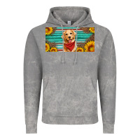 Cloud Rock golden retriever license plate Vintage Hoodie - Artiststas