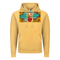 Vintage Mustard golden retriever license plate Vintage Hoodie - Artiststas