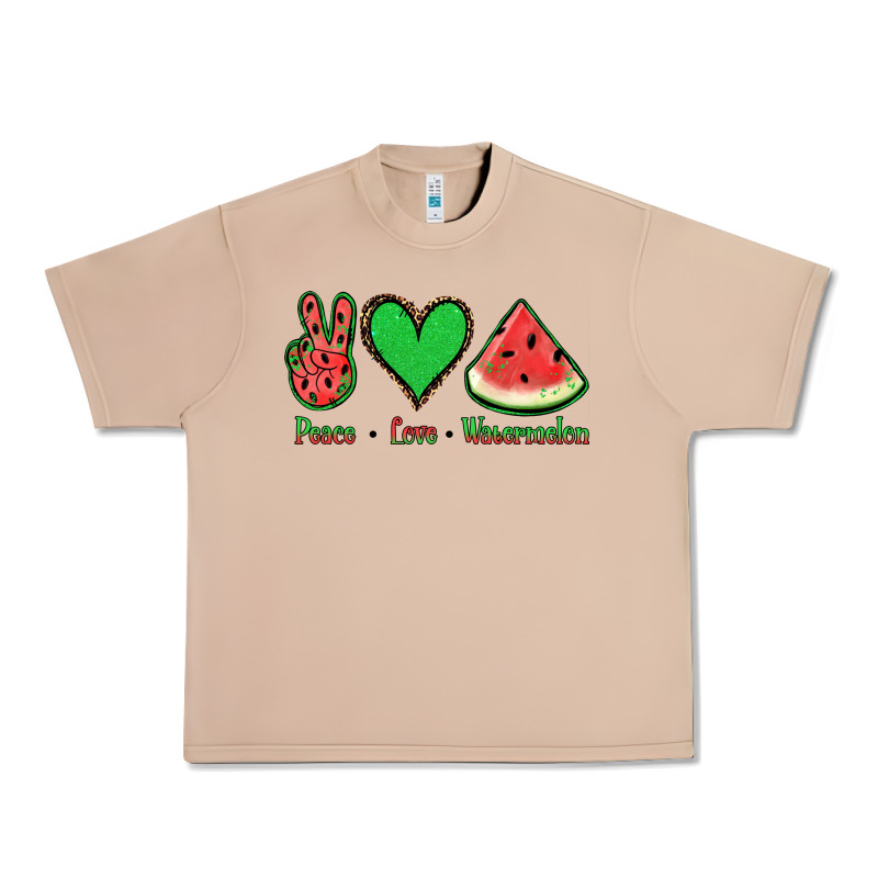 Peace Love Watermelon Urban Heavy Tee by Jasminsmagicworld | Teevron