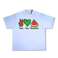 Grape Ice Peace Love Watermelon Urban Heavy Tee - Jasminsmagicworld