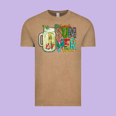 Sweet Summer Time Vintage Tee Designed By Cowhidedigitalart