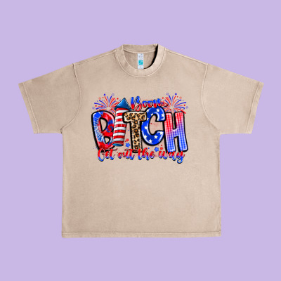 Boom Bitch Get Out The Way Urban Heavy Tee Designed By Cowhidedigitalart