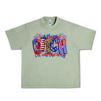Oil Green boom bitch get out the way Urban Heavy Tee - CowhideDigitalArt