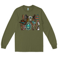Army Green mom of boys Long Sleeve Tee - RacoonDesign