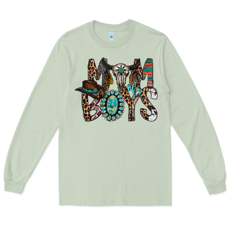 Mom Of Boys Long Sleeve Tee by RacoonDesign | Teevron