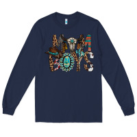 Navy mom of boys Long Sleeve Tee - RacoonDesign
