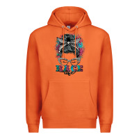 Carrot race life  messy bun Premium Hoodie - BarkalooDesign